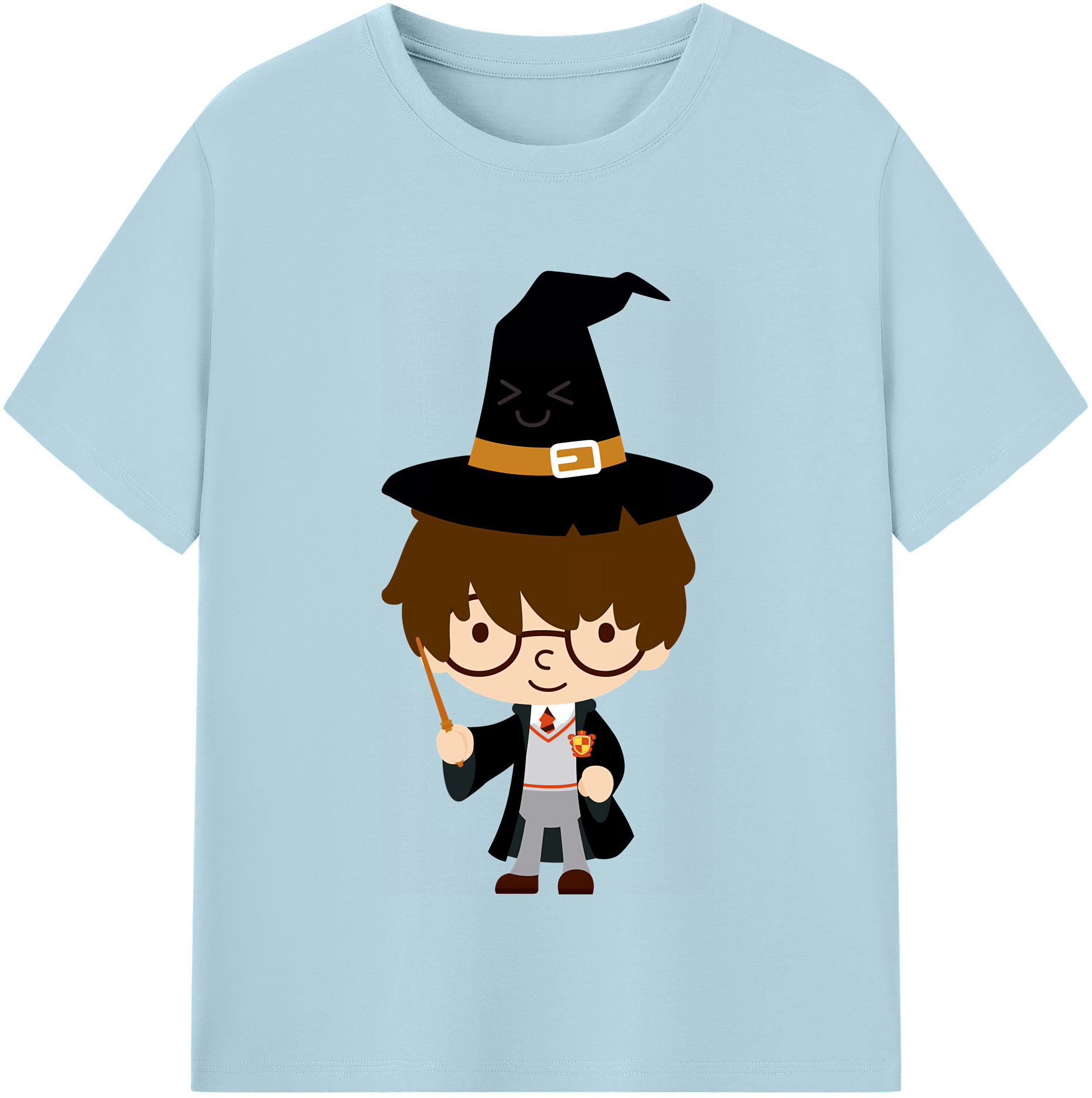 （画像用） Harry Potter ハリー・ポッターシリーズ 綿100％半袖Tシャツ（フロントプリント）